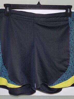 Adidas BLACK/YELLOW CLIMACOOL SHORTS SIZE M MEN'S NO POCKETS